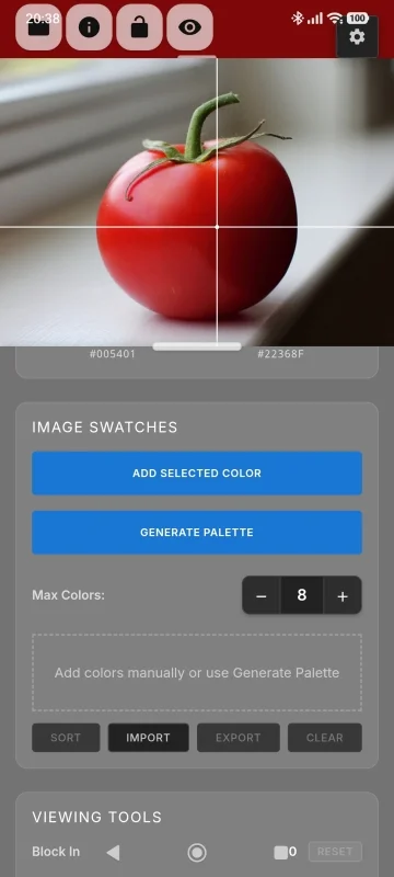 藝術家顏料混合器螢幕截圖